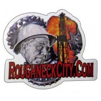 Roughneck City Oilfield Sticker